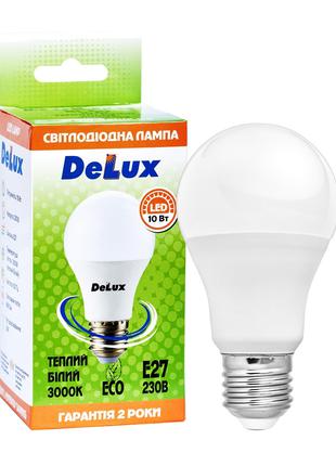 Светодиодная лампа DELUX BL 60 10Вт 3000K 220В E27