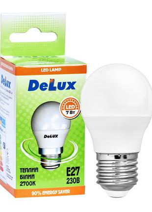 Лампа светодиодная DELUX BL50P 7Вт 2700K 220В E27