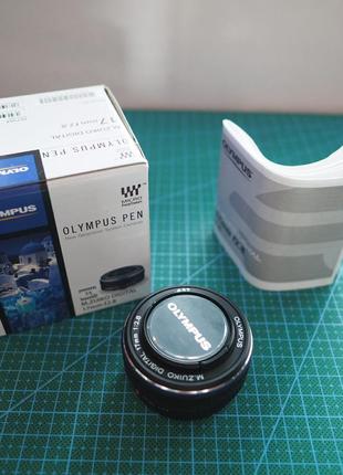 Объектив Olympus M.Zuiko 17mm f/2.8 Pancake black