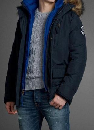 Чоловіча зимова куртка парка abercrombie & fitch