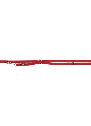 Поводок-перестежка Premium XS-S красный для собак 3м х 15мм