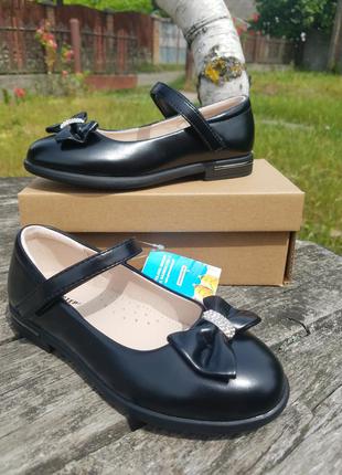 Черные туфли для девочки weestep 29-33 размер