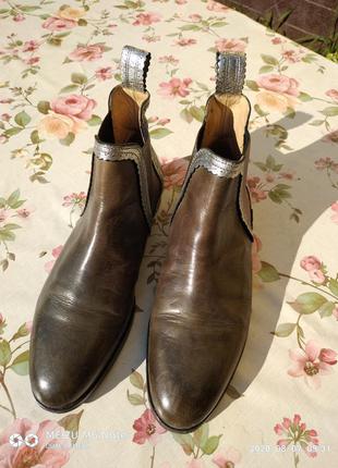 Ботинки челси,кожаные мelvin& hamilton,оригинал.