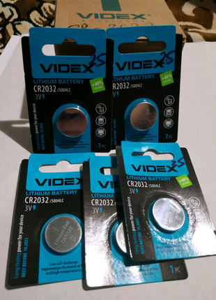Videx CR2032 батарейки новые.