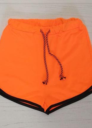 Спортивные шорты, оранж для девочки лио