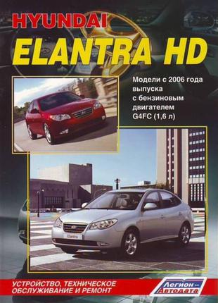 Hyundai Elantra HD. Руководство по ремонту и эксплуатации. Книга.