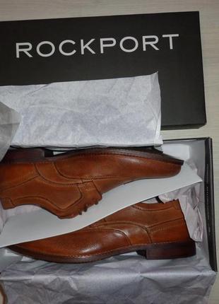 Новые мужские кожаные туфли оксфорды rockport wingtip perf per...