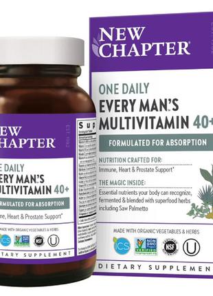Ежедневные Мультивитамины Для Мужчин 40+, Every Man's, New Cha...