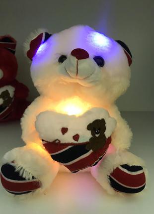 Мягкая игрушка светящийся мишка Тедди