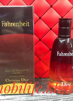 Мужская туалетная вода Christian Dior Fahrenheit 100ml ( Крист...