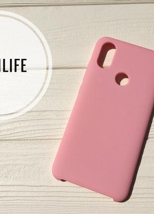 Чехол Silicon case original Xiaomi Mi 6x A2 розовый