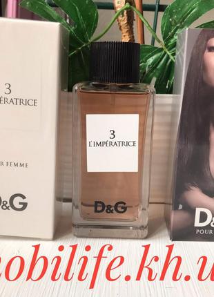 Жіночий парфум вода Dolce & Gabbana 3 L ' imperatrice 100мл( Д...