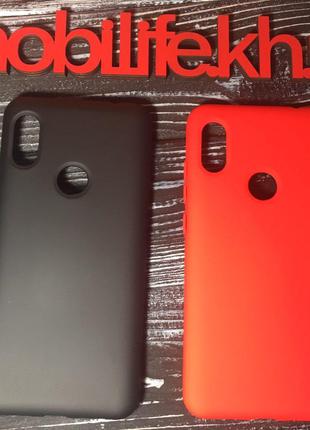 Silicon case Xiaomi note 6 pro Красный