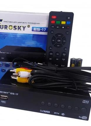 TV-тюнер Т2 Eurosky ES-17 + активная антенна Eurosky ES-008