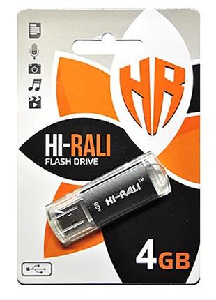 Флешка USB Hi-rali 4GB metal