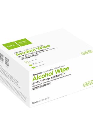 Антибактериальные салфетки HOCO Portable Alcohol Disinfection ...