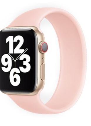Силиконовый ремешок COTEetCI W58 Light Pink для Apple Watch 38...