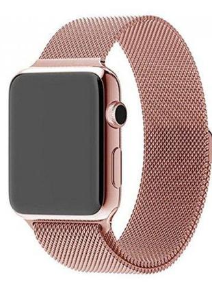 ​Ремешок Milanese Loop Rose Gold для Apple Watch 42mm/44mm