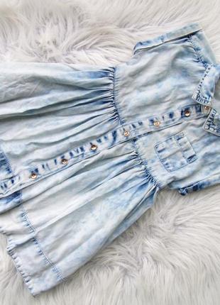 Стильное джинсовое платье сарафан river island