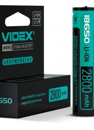 Аккумулятор Videx Li-Ion 18650-P (с защитой) 2800mAh (ток 6А)