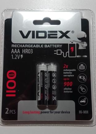 Аккумуляторы Videx HR03/AAA 1.2V 1100mAh NI-MH