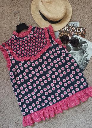 Шикарная блузка с рюшами/блуза/кофточка