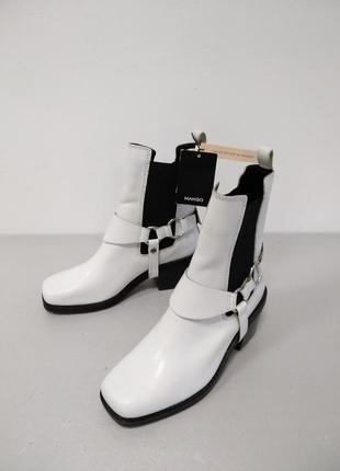 Распродажа! нюанс. кожаные ботинки limited edition by mango ис...