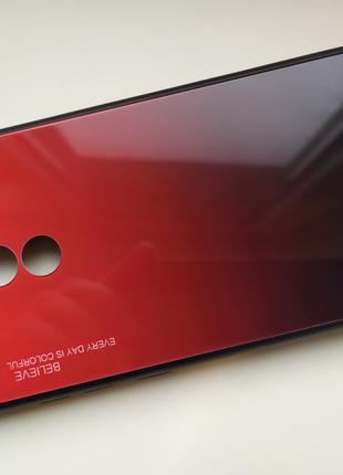 Чехол градиент стеклянный для Xiaomi Redmi 8