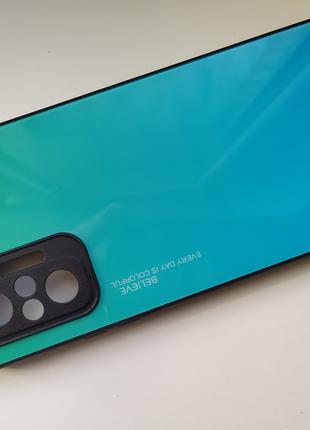 Чехол градиент стеклянный для Xiaomi Redmi Note 10 pro