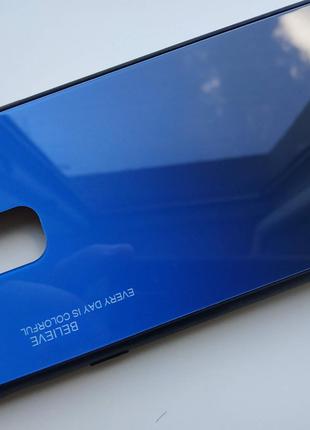 Чехол градиент стеклянный для Samsung Galaxy A6+ SM-A605 (SM-A...