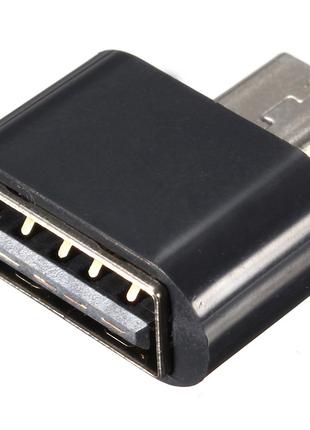 Перехідник OTG MicroUSB USB Адаптер ВІДГ Підключення Флешки Мишки
