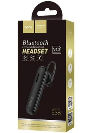 Оригинальная Bluetooth - гарнитура Hoco E36 Free sound беспров...