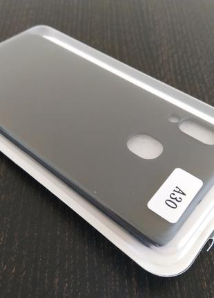 Чехол накладка Silicone Case Full Cover для Samsung Galaxy A30...