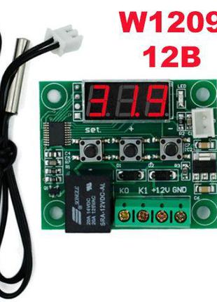 Терморегулятор W 1209 термостат 12В. термометр инкубатор тепли...