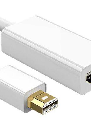 Переходник Mini DP (DisplayPort) -> HDMI дисплей порт - хдми к...