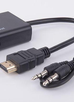 HDMI ->VGA + звук, эмулятор, адаптер к TV, Т2, Xbox и ps3, пер...