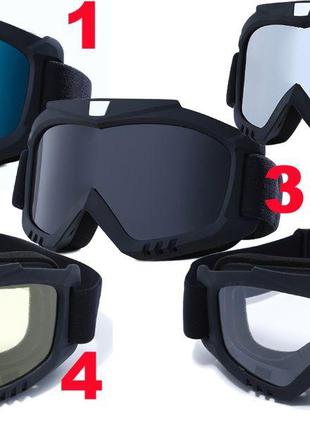 Лыжная маска горнолыжные очки защита от UV V5 лижна окуляры ве...