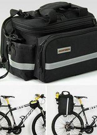 Вело сумка на багажник штаны велобаул/велосумка трансформер баул