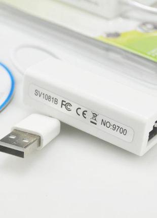 Сетевая карта USB LAN адаптер сетевой ethernet RJ45 win7 8 10 ...