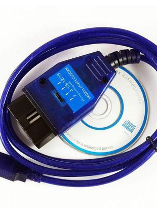 VAG Com KKL K-Line USB FTDI чип Fiat ecu scan (Новый) С перекл...