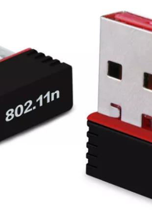 USB 2.0 Wi-Fi адаптер MT7601 150Мбит/с 2.4 Ghz беспроводная се...