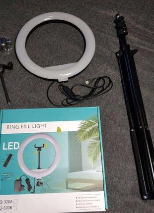 Kольцeвaя LED-лaмпа Ring Fill Light c диаметром 30 cм + штатив...