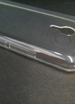 Тонкий силиконовый чехол для Meizu M2 Note (прозрачный)