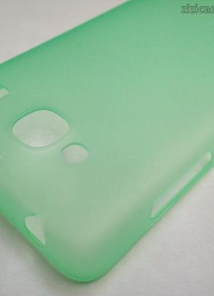 Чехол пластиковый тонкий для Xiaomi Redmi 2 (зелёный)