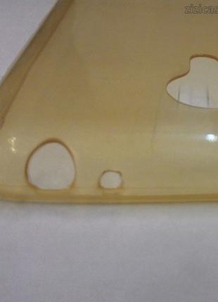 Тонкий силиконовый чехол для Meizu M2 Note (жёлтый)