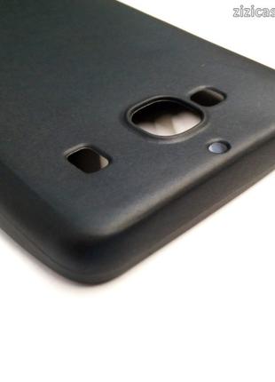 Силиконовый матовый чехол для Xiaomi Redmi 2 (чёрный)