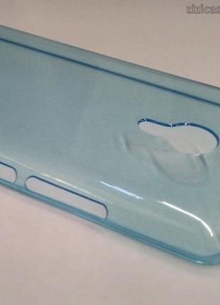 Тонкий силиконовый чехол для Meizu M2 Note (голубой)