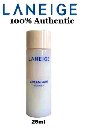 Laneige cream skin refiner 25 мл кремовый увлажняющий тонер