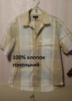 Тениска - шведка - рубашка котоновая (пог-59 см)  75