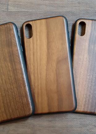 iPhone XR / Деревянный чехол накладка под гравировку на Айфон